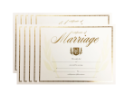 Premium Marriage Certificate 10 Pack - $26.99