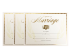 Premium Marriage Certificate 3 Pack - $13.99