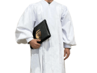 pastor robe white