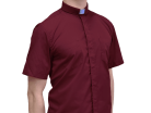 Red Short Sleeve Minister Shirt