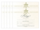 Wedding Certificate - Pearly Dove 10 Pack - $26.99