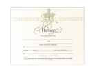 Wedding Certificate - Pearly Dove 1 Certificate - $6.99