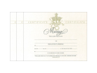 Wedding Certificate - Pearly Dove 3 Pack - $13.99