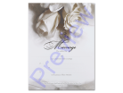 Wedding Certificate - White Rose 1 Certificate