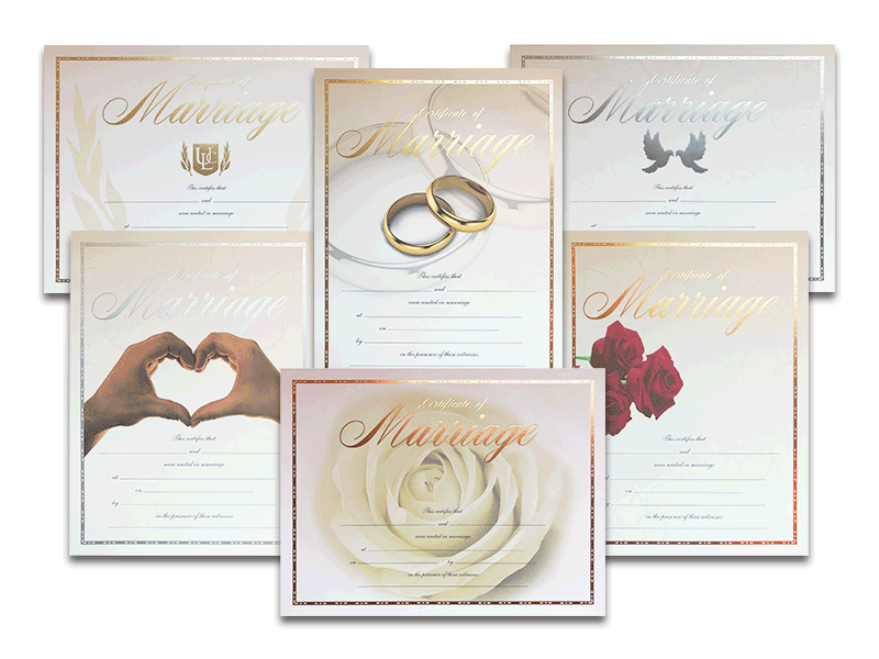 marriage certificate design marriage certificate design