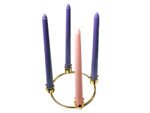 Holiday Advent Candles with Stand