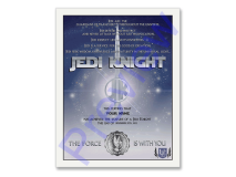 Jedi Knight Certificate