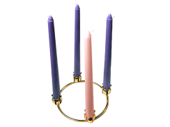 Holiday Advent Candles with Stand