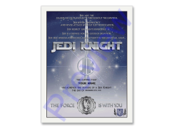 Jedi Knight Certificate