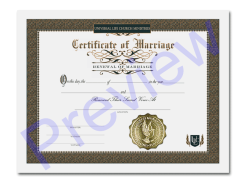 Vow Renewal Certificate