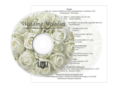 Wedding Melodies CD