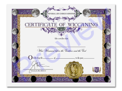 Wiccan Certificate