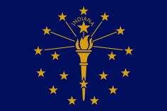 State Flag Of Indiana