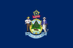 State Flag Of Maine