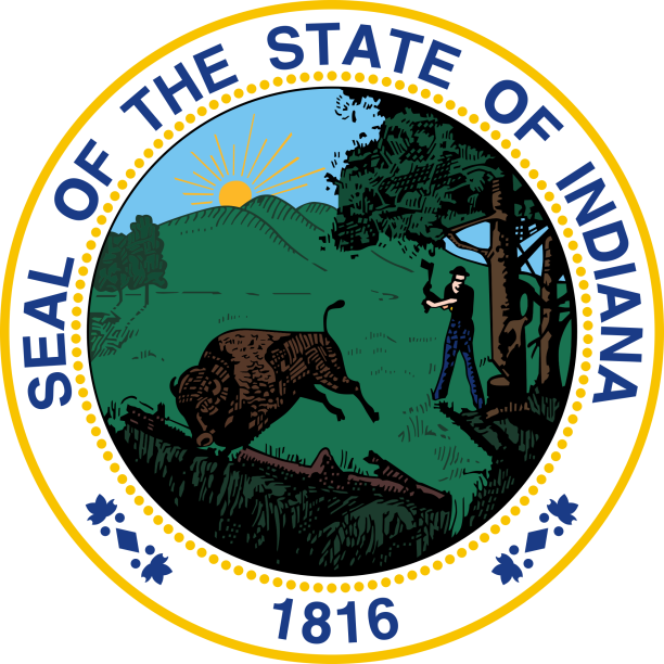 State Seal Of Indiana